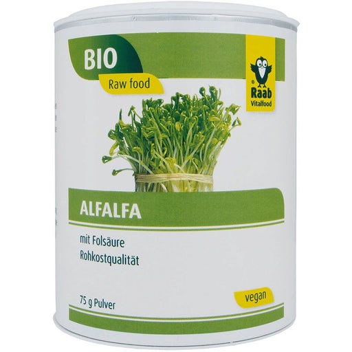 Polvere Di Erba Medica Biologica Raab Vitalfood Vitalabo Shop