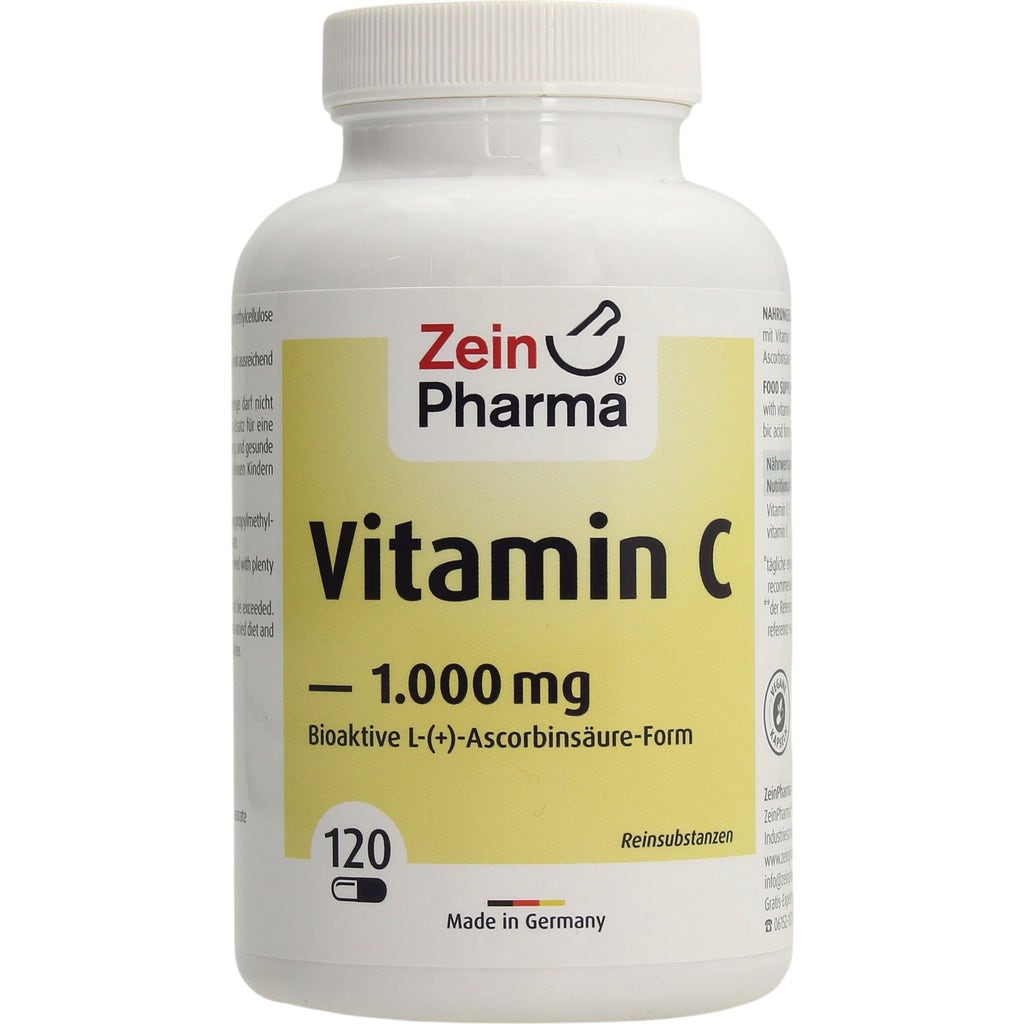 Vitamin C 1000 Mg 120 Capsules ZeinPharma VitalAbo Online Shop Europe