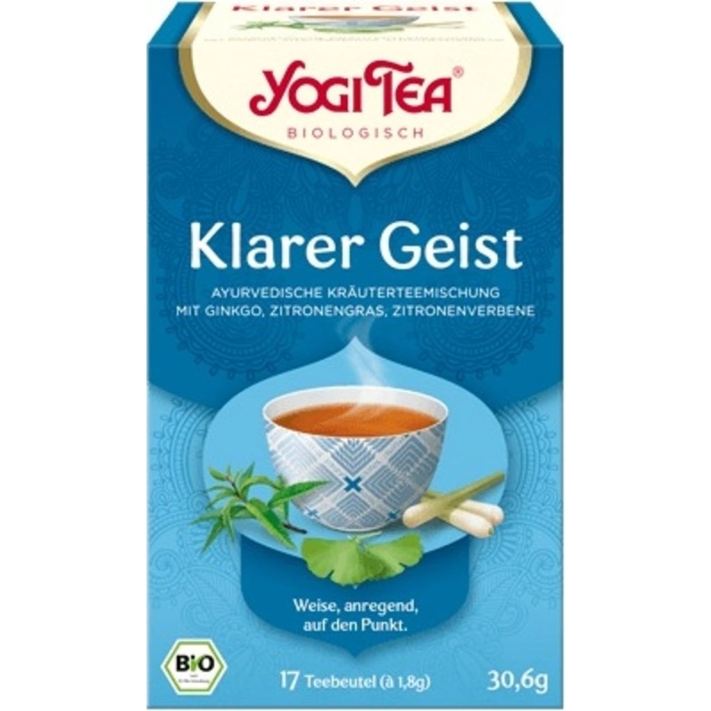 Klarer Geist Tee Bio 17 Beutel Yogi Tea VitalAbo