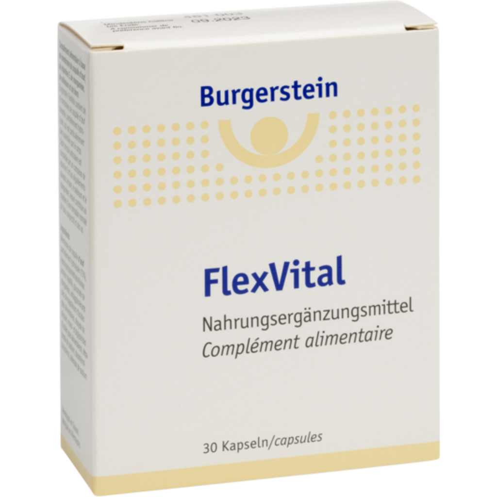 Flexvital Capsules Burgerstein Vitalabo Online Shop Europe