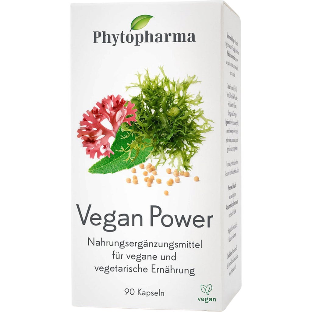 Vegan Power 90 Capsules Phytopharma VitalAbo Online Shop Europe