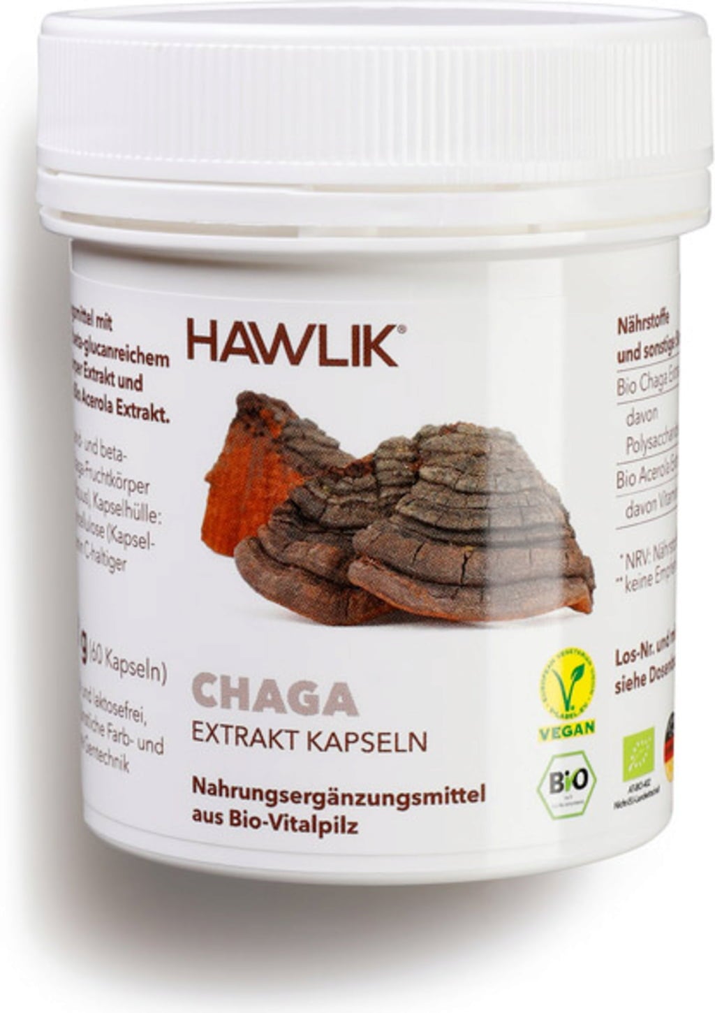 Chaga Extrakt Kapseln Bio Hawlik VitalAbo