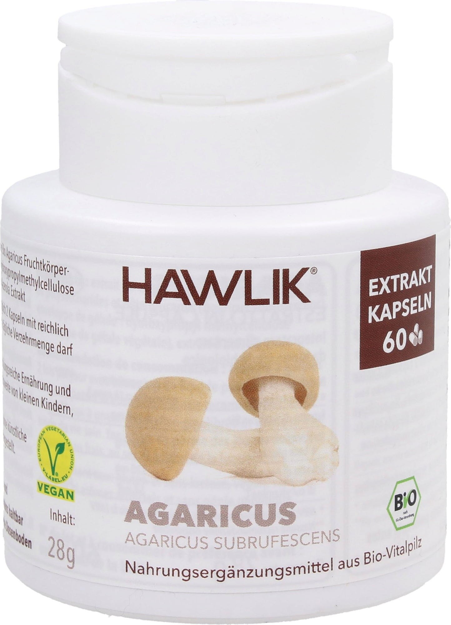 Estratto Di Agaricus Bio In Capsule Hawlik Vitalabo Shop Online Italia