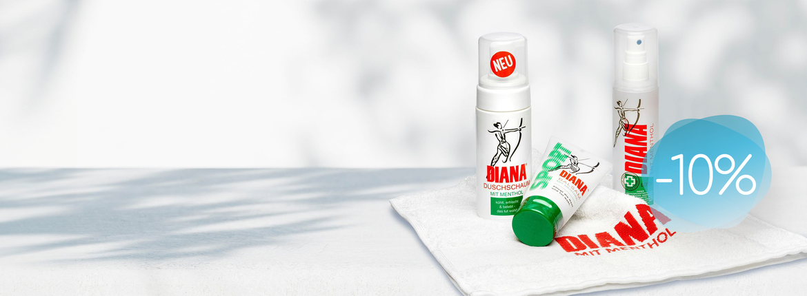 10% summer discount on Diana mit Menthol
