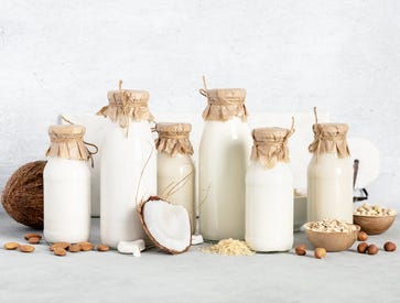 Melkalternatieven voor de veganistische keuken