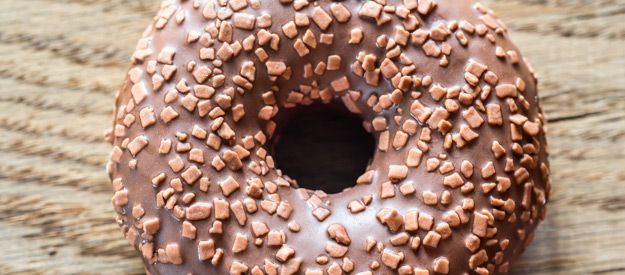 Recept: čokoladni proteinski donut / krafna