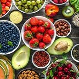 Productos de alimentación para una dieta equilibrada con un 40% de descuento