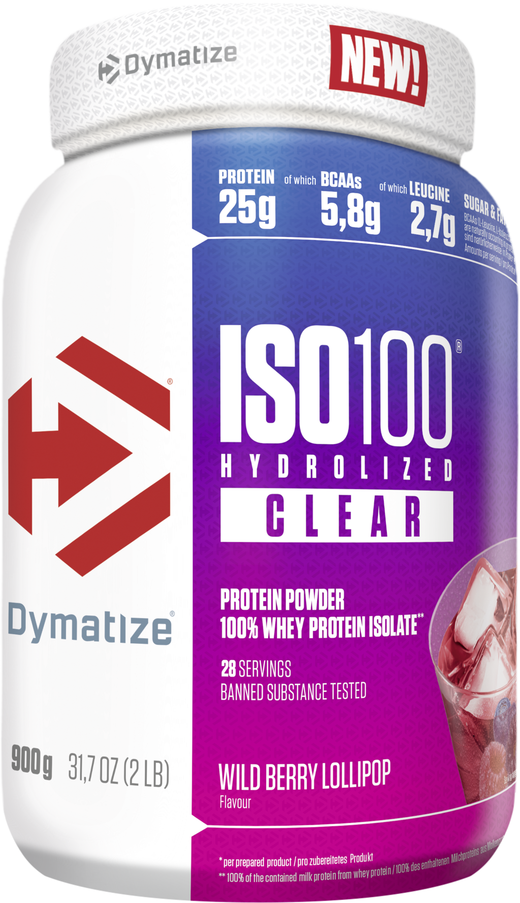Dymatize ISO100 Hydrolized Clear