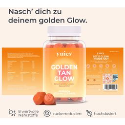 yuicy Golden Tan Glow - 60 chewable tablets