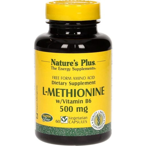 Nature's Plus L-Metionina 500 mg con Vit. B6