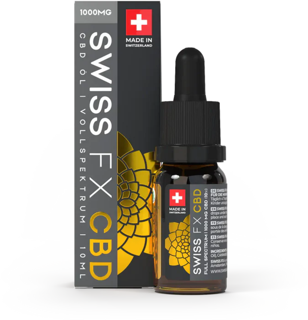 Swiss FX CBD OIL 10% Cannabidiol - 10 ml