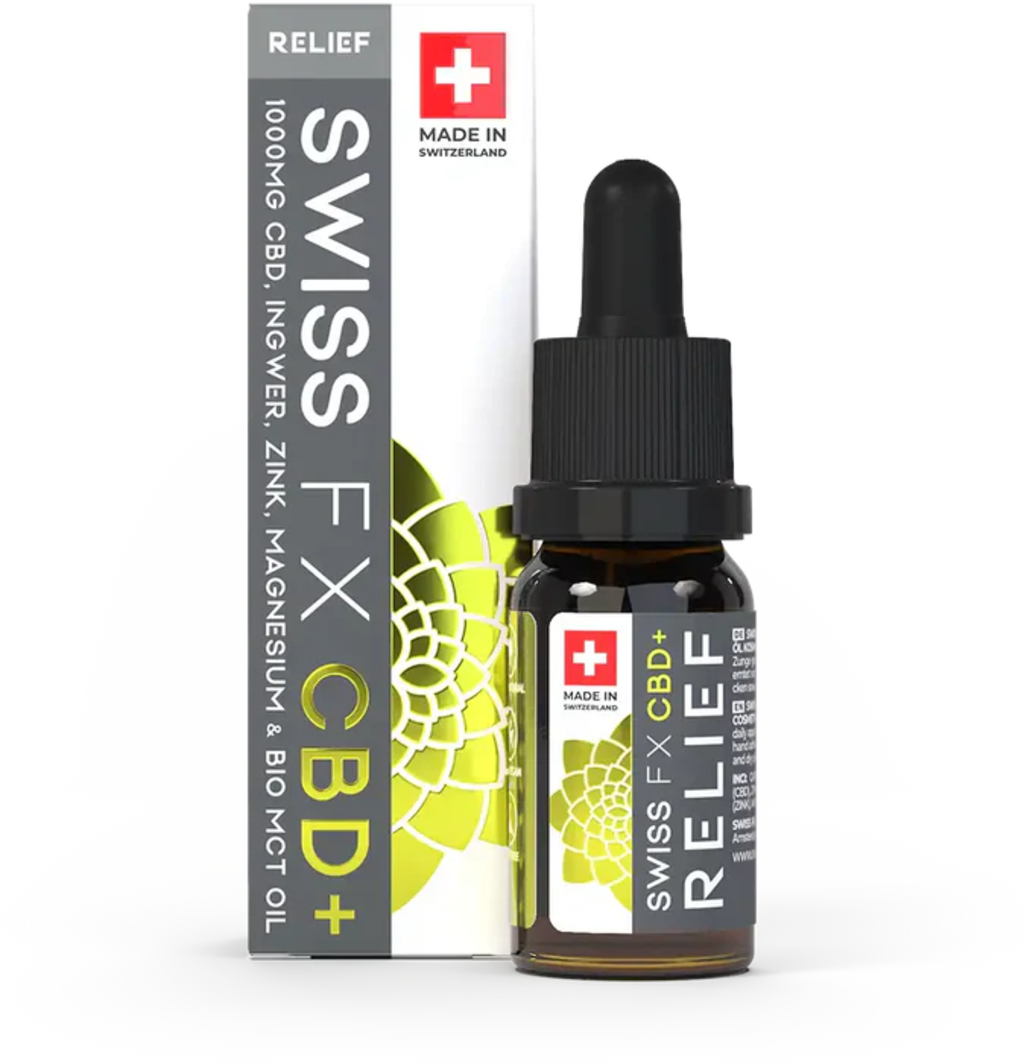 Swiss FX Óleo de CBD RELIEF - 10 ml