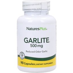 Nature's Plus Garlite® 500 mg - 90 Cápsulas vegetais