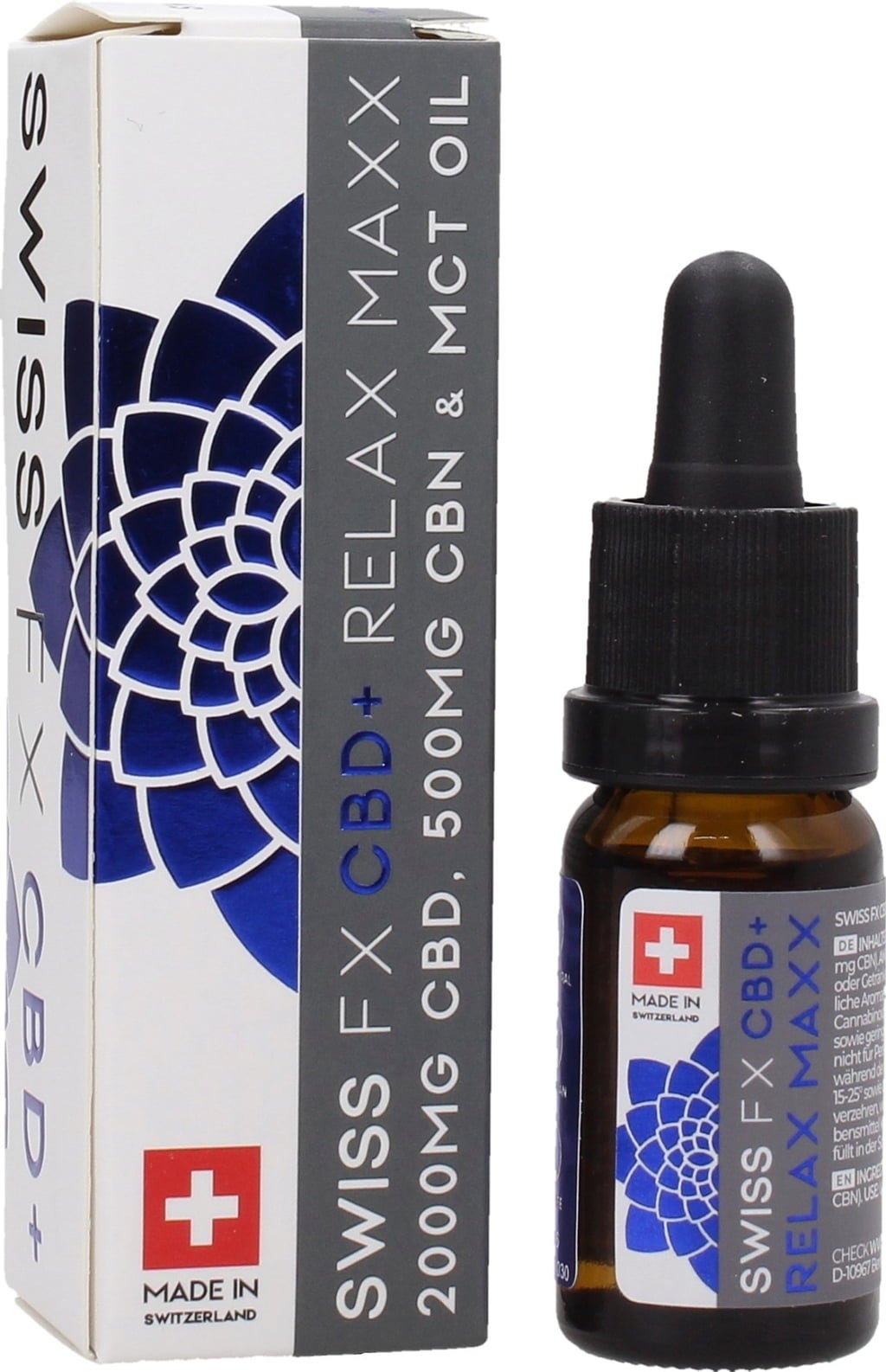 Swiss FX Huile de CBD - RELAX MAXX