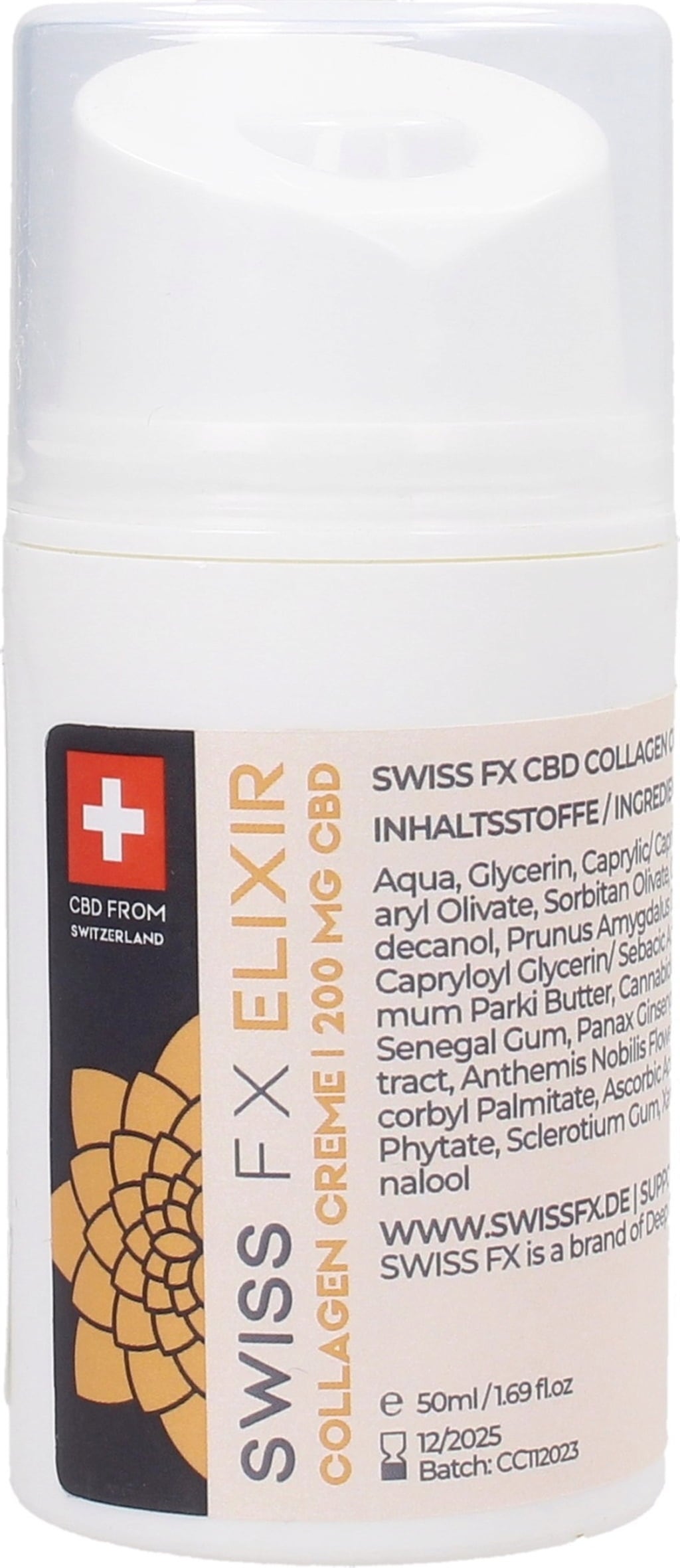 Swiss FX CBD Collageen Crème