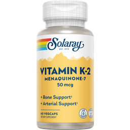 Solaray Vitamin K2 (Menaquinone-7) - 30 veg. capsules