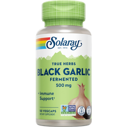 Solaray Fermented Black Garlic - 50 veg. capsules