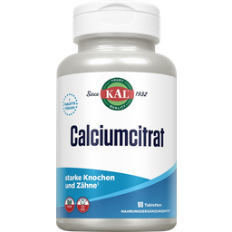 KAL Calcium Citrate - 90 tablets