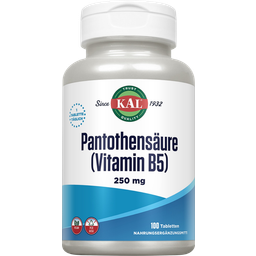 KAL Pantotheenzuur 250 mg - 100 Tabletten