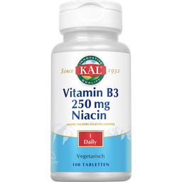 KAL Niacin 250 mg - 100 tablets