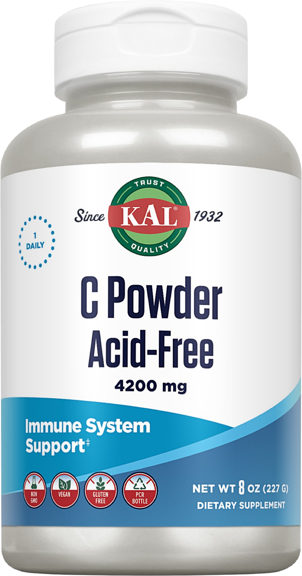 KAL C-pulver, syrafritt - 227 g