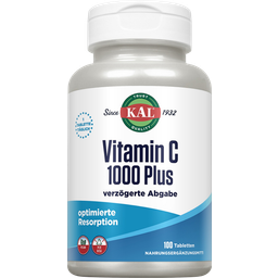 KAL Vitamin C 1000 Plus S/R - 100 Tabletten