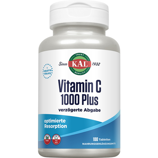KAL Vitamina C 1000 PLUS - 100 compresse