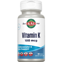 KAL Vitamin K - 100 mcg - 100 tablets