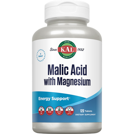 KAL Malic Acid mit Magnesium - 120 Tabletten