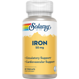 Solaray Iron 50mg - 60 veg. capsules