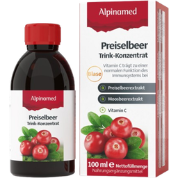 Alpinamed Mirtillo Rosso - Concentrato da Bere - 100 ml