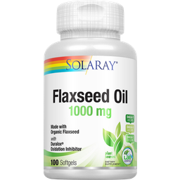 Solaray Flaxseed Oil - 100 softgels