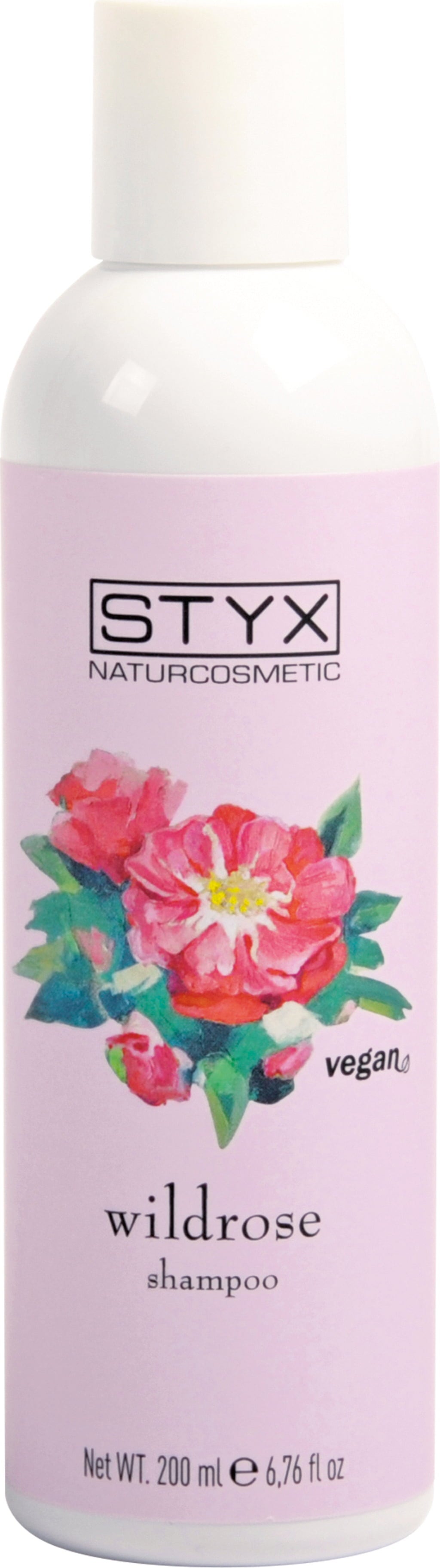 Shampoing à la Rose Sauvage, 200 ml