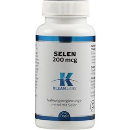 KLEAN LABS Selen 200 mcg - 100 Kapslar