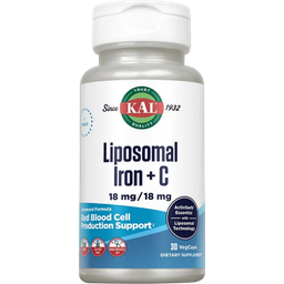 KAL Liposomal Iron + C 18 mg / 18 mg - 30 capsules