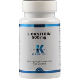 KLEAN LABS L-Ornityna 500 mg - 60 Kapsułek