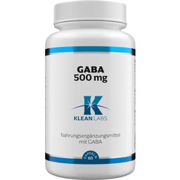 KLEAN LABS GABA 500 mg - 60 kapslí