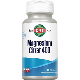 KAL Citrát hořečnatý 400 mg - 60 tablet