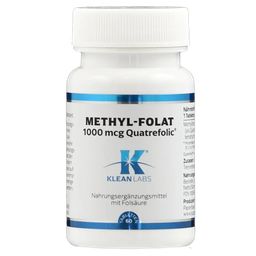 KLEAN LABS Methyl Folaat 1000 mcg - 60 Tabletten