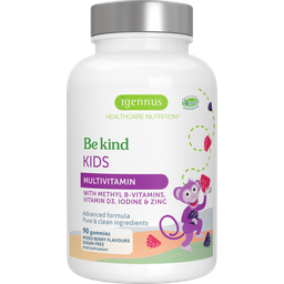 Be kind Kids Multivitamin Gummies - żelki dla dzieci multiwitamina - 90 Tabletek do żucia