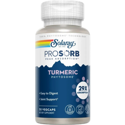 Solaray Turmeric Phytosome™ ProSorb (Куркумин) - 30 капсули