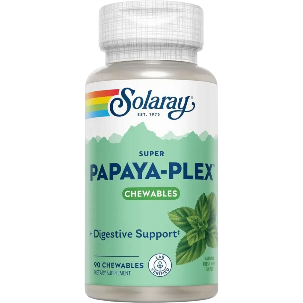 Papaya-Plex™, 90 chewable tablets - Solaray - VitalAbo Online Shop