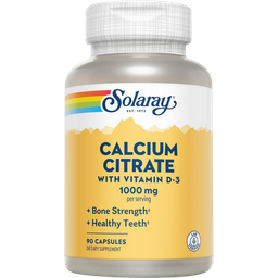 Solaray Calciumcitraat 1000 mg - 90 Capsules