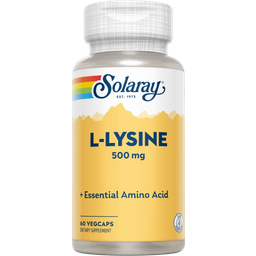 Solaray L-Lysine, Vrije Vorm 500 mg - 60 Capsules