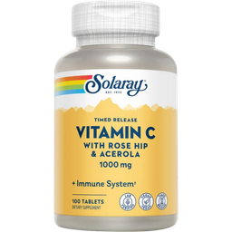 Vitamin C 1000 mg with Rose Hips & Acerola - 100 comprimidos