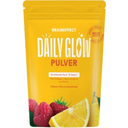 BRAINEFFECT DAILY GLOW Powder - Raspberry-Lemon - 135 g