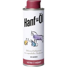 Huile de Chanvre Bio pour Animaux de Compagnie - 250 ml