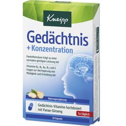 Kneipp Geheugen + Concentratie - 30 Capsules