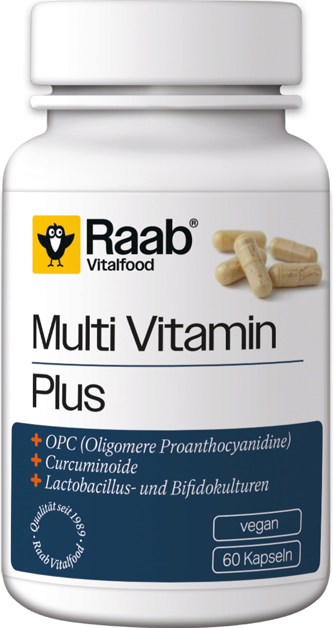 Raab Vitalfood Multi Vitamin Plus - 60 Kapseln