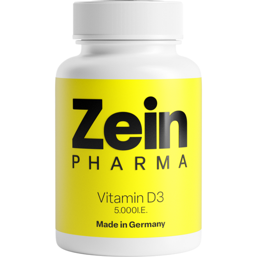 ZeinPharma Vitamin D3 5000 IE - 90 veg. Kapseln